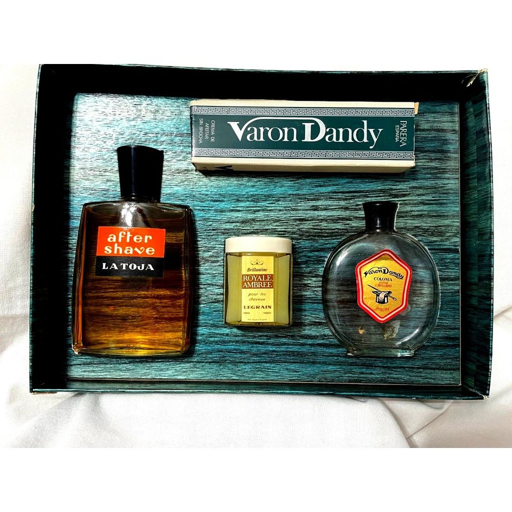 VARON DANDY VINTAGE Men's 4 Piece Gift Set VGUC